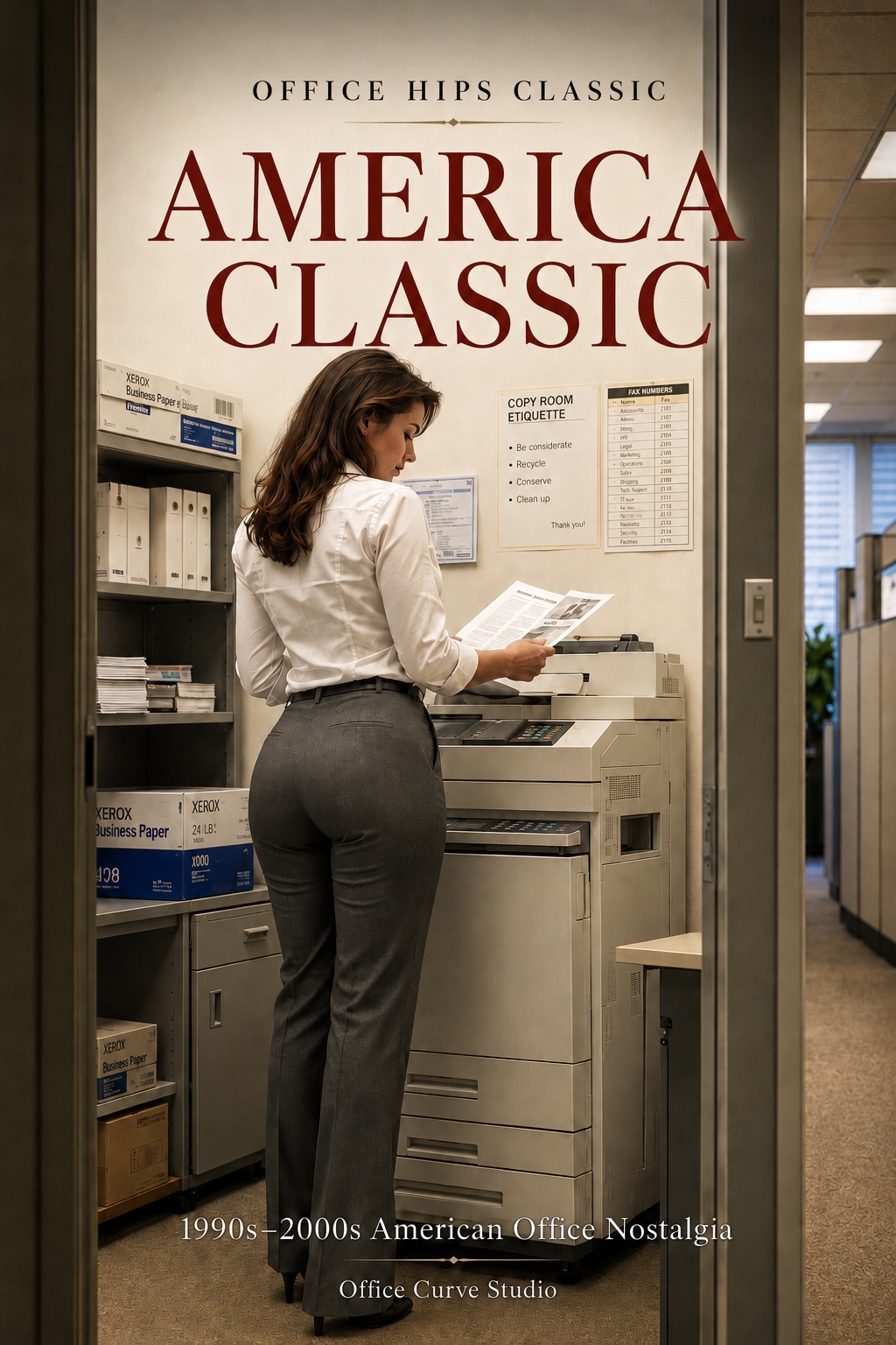 OFFICE HIPS CLASSIC AMERICA 表紙 1990s–2000s American Office Nostalgia