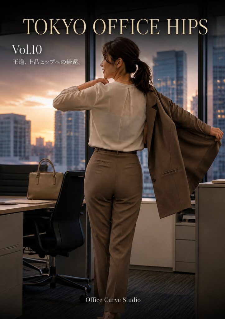 TOKYO OFFICE HIPS Vol.10 — 東京オフィス街と上品なスラックススタイルのKindle表紙