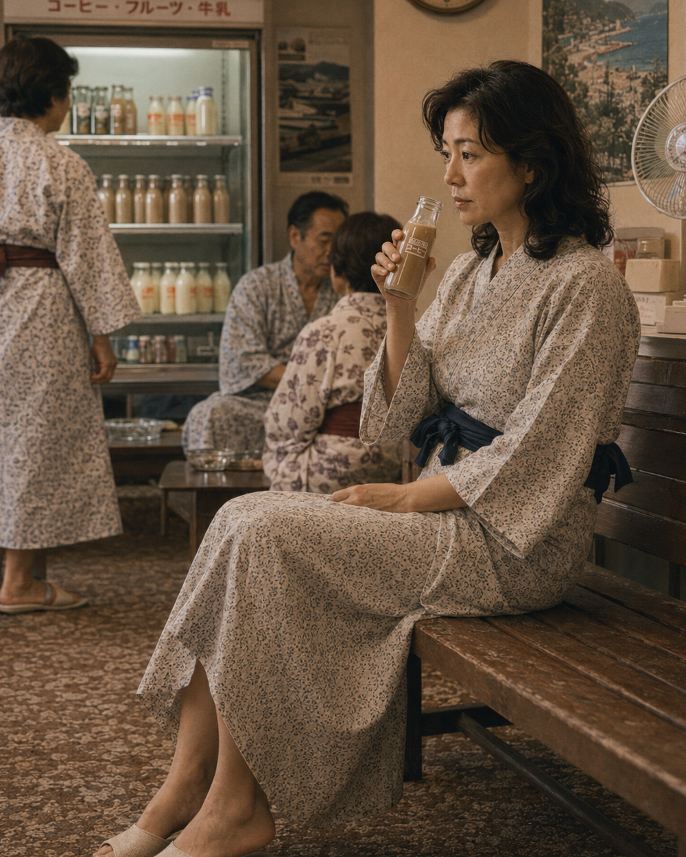 1978年熱海の湯上がりコーヒー牛乳