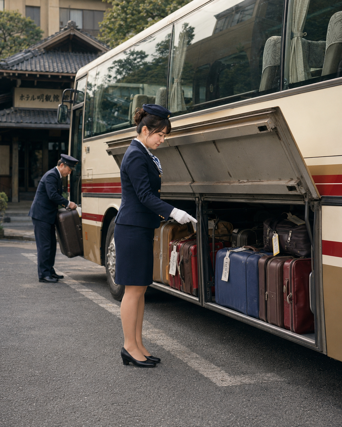 1984年京都の荷物確認
