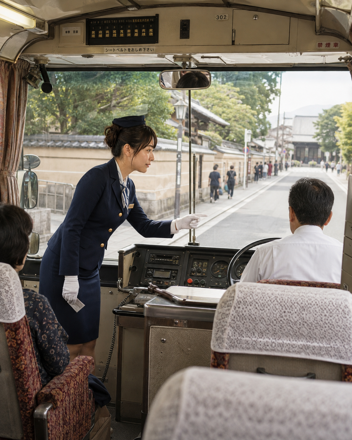 運転手との行程調整