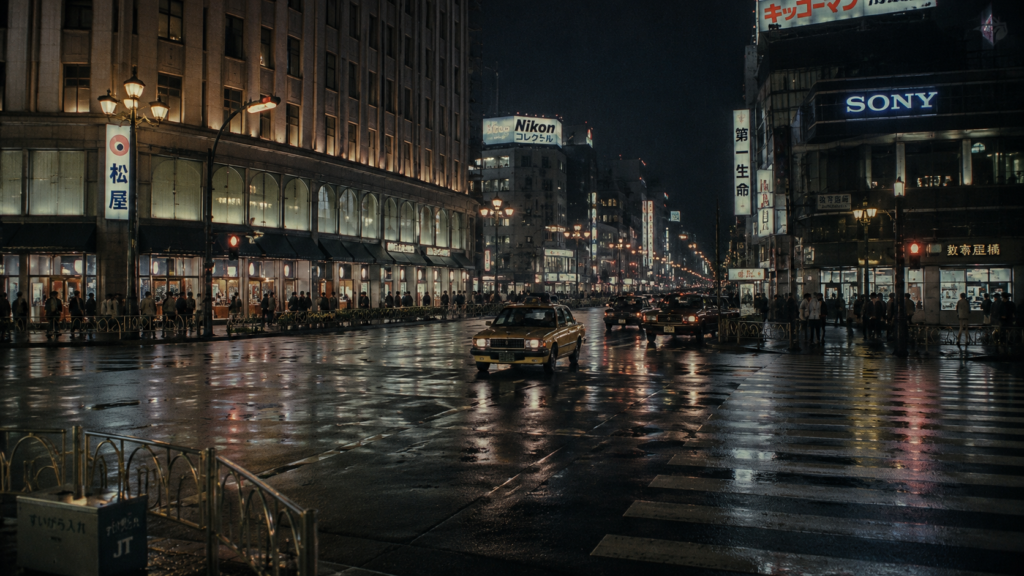 1986年銀座・数寄屋橋の夜を再構成したOCS Archive C13