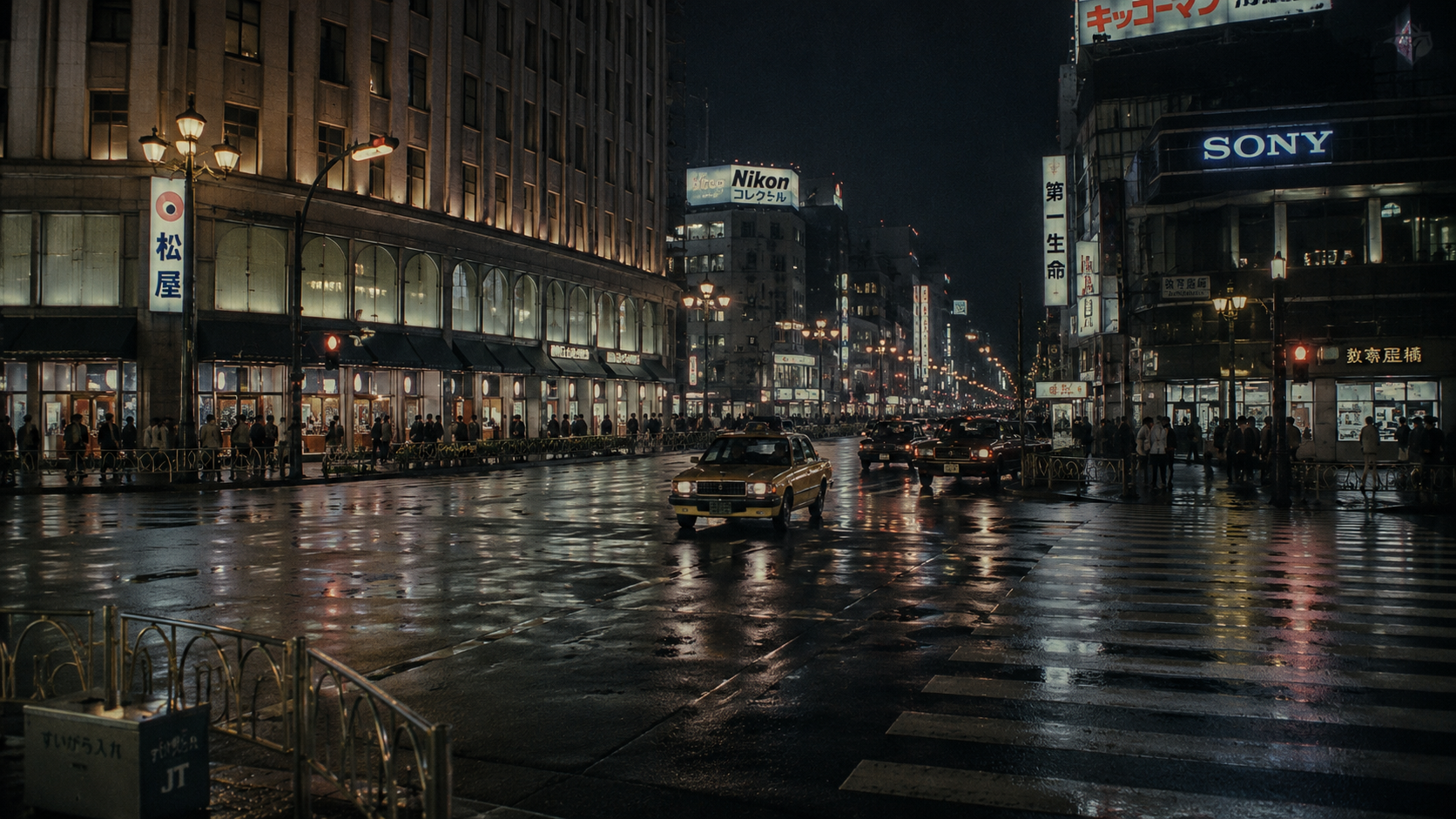1986年銀座・数寄屋橋の夜を再構成したOCS Archive C13
