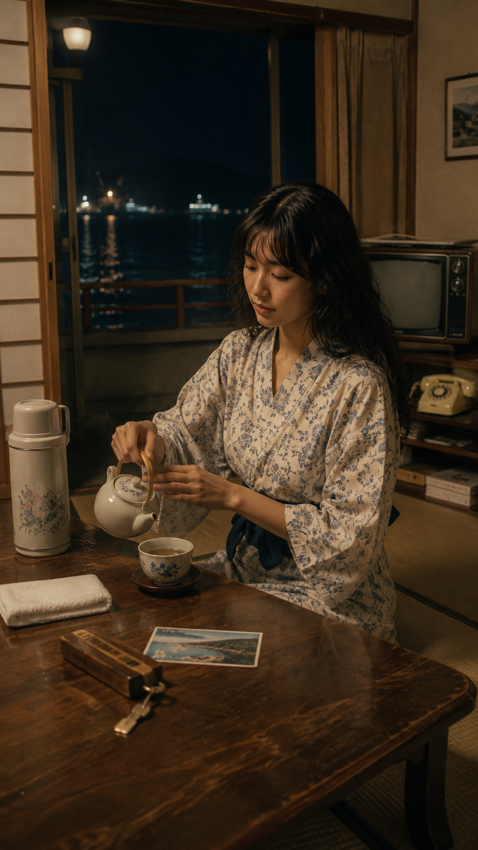 1987年伊豆の深夜のお茶