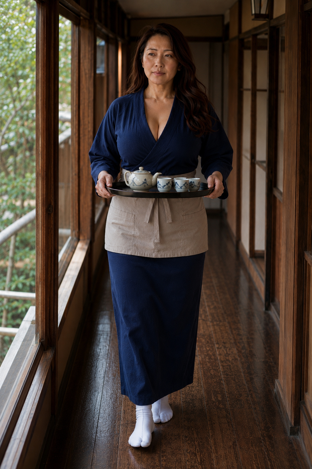 1991 四万温泉 旅館仲居 白石美佐子