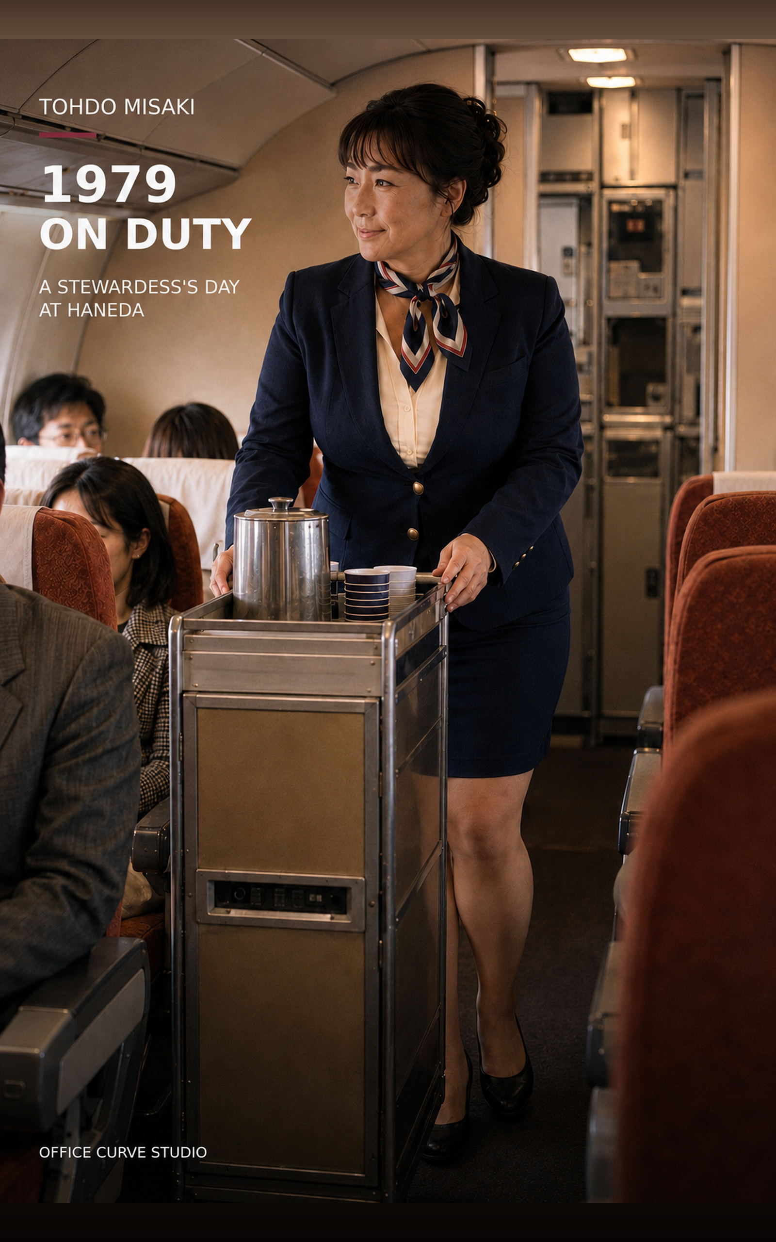 TOHDO MISAKI 1979 ON DUTY — A Stewardess's Day at Haneda Kindle表紙