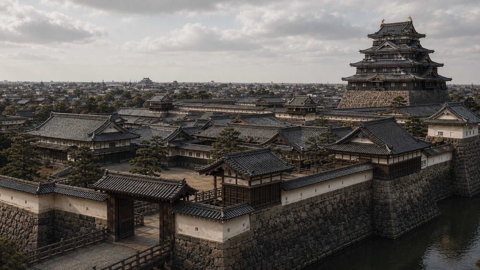 1640年江戸城本丸と寛永天守の研究更新版OCS歴史再構成