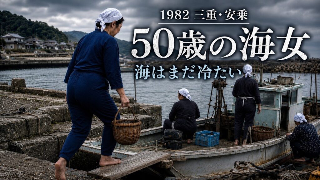 1982年の三重県安乗、50歳の海女・浜崎志乃が共同作業船へ向かうEP04「THE SAME COLD」